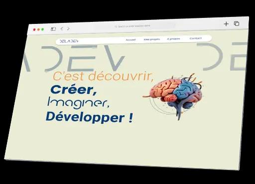 Site page d'accueil Deladev V2